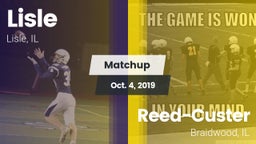 Matchup: Lisle  vs. Reed-Custer  2019