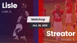 Matchup: Lisle  vs. Streator  2019