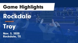 Rockdale  vs Troy  Game Highlights - Nov. 3, 2020