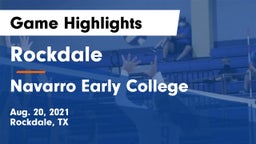 Rockdale  vs Navarro Early College  Game Highlights - Aug. 20, 2021
