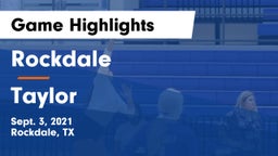 Rockdale  vs Taylor  Game Highlights - Sept. 3, 2021