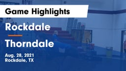 Rockdale  vs Thorndale  Game Highlights - Aug. 28, 2021