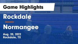 Rockdale  vs Normangee  Game Highlights - Aug. 20, 2022