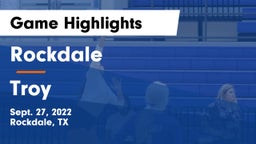 Rockdale  vs Troy  Game Highlights - Sept. 27, 2022