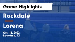 Rockdale  vs Lorena  Game Highlights - Oct. 18, 2022