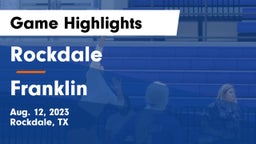 Rockdale  vs Franklin  Game Highlights - Aug. 12, 2023