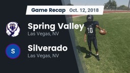 Recap: Spring Valley  vs. Silverado  2018