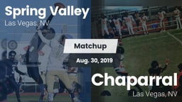 Matchup: Spring Valley High vs. Chaparral  2019