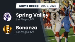 Recap: Spring Valley  vs. Bonanza  2022