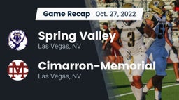 Recap: Spring Valley  vs. Cimarron-Memorial  2022