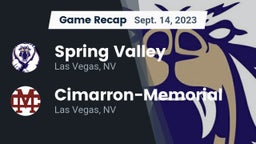 Recap: Spring Valley  vs. Cimarron-Memorial  2023