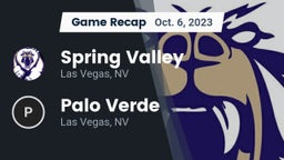 Recap: Spring Valley  vs. Palo Verde  2023
