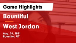 Bountiful  vs West Jordan  Game Highlights - Aug. 26, 2021