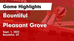 Bountiful  vs Pleasant Grove  Game Highlights - Sept. 1, 2022