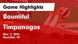Bountiful  vs Timpanogos Game Highlights - Nov. 3, 2022