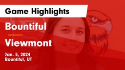 Bountiful  vs Viewmont  Game Highlights - Jan. 5, 2024