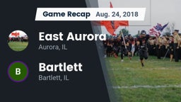 Recap: East Aurora  vs. Bartlett  2018