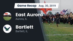 Recap: East Aurora  vs. Bartlett  2019