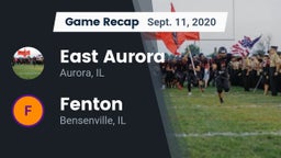 Recap: East Aurora  vs. Fenton  2020