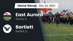 Recap: East Aurora  vs. Bartlett  2021