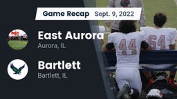 Recap: East Aurora  vs. Bartlett  2022