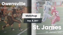 Matchup: Owensville High vs. St. James  2017