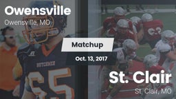 Matchup: Owensville High vs. St. Clair  2017
