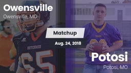 Matchup: Owensville High vs. Potosi  2018