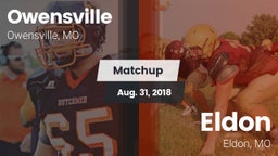 Matchup: Owensville High vs. Eldon  2018