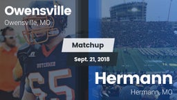 Matchup: Owensville High vs. Hermann  2018