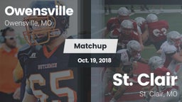 Matchup: Owensville High vs. St. Clair  2018