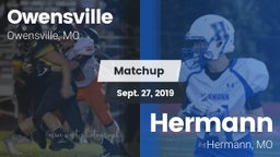 Matchup: Owensville High vs. Hermann  2019