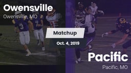 Matchup: Owensville High vs. Pacific  2019