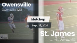 Matchup: Owensville High vs. St. James  2020