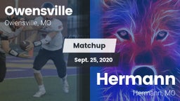 Matchup: Owensville High vs. Hermann  2020