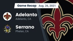 Recap: Adelanto  vs. Serrano  2021