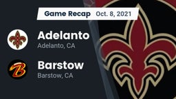 Recap: Adelanto  vs. Barstow  2021