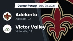 Recap: Adelanto  vs. Victor Valley  2021