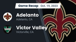 Recap: Adelanto  vs. Victor Valley  2023