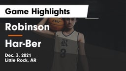 Robinson  vs Har-Ber  Game Highlights - Dec. 3, 2021