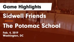 Sidwell Friends  vs The Potomac School Game Highlights - Feb. 4, 2019