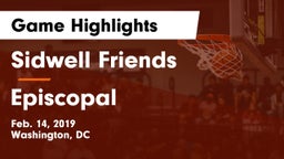 Sidwell Friends  vs Episcopal  Game Highlights - Feb. 14, 2019