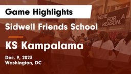 Sidwell Friends School vs KS Kampalama Game Highlights - Dec. 9, 2023