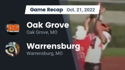 Recap: Oak Grove  vs. Warrensburg  2022