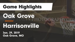 Oak Grove  vs Harrisonville  Game Highlights - Jan. 29, 2019