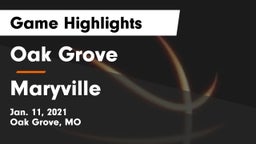 Oak Grove  vs Maryville  Game Highlights - Jan. 11, 2021