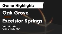 Oak Grove  vs Excelsior Springs Game Highlights - Jan. 22, 2021