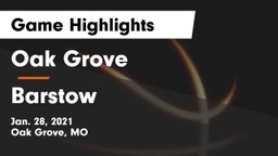Oak Grove  vs Barstow  Game Highlights - Jan. 28, 2021
