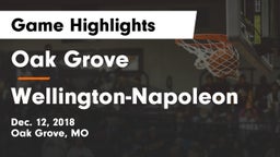 Oak Grove  vs Wellington-Napoleon Game Highlights - Dec. 12, 2018