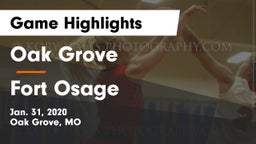Oak Grove  vs Fort Osage Game Highlights - Jan. 31, 2020